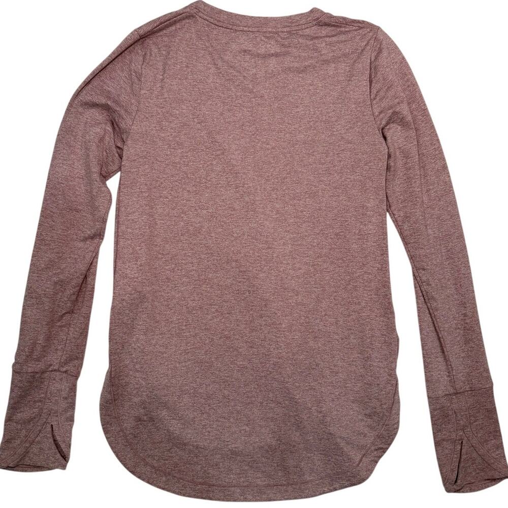 Athleta Thumbhole Long Sleeve Top XS Athleisure Workout Running Base Layer Shirt - Picture 4 of 10